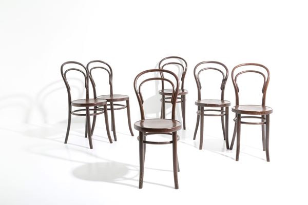 Six THONET chairs