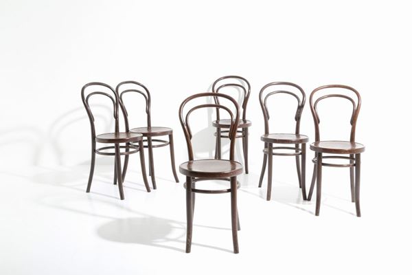 Sei sedie THONET