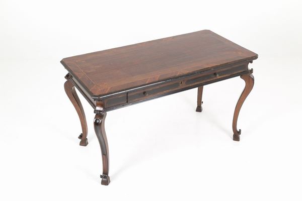 Veneered writing desk