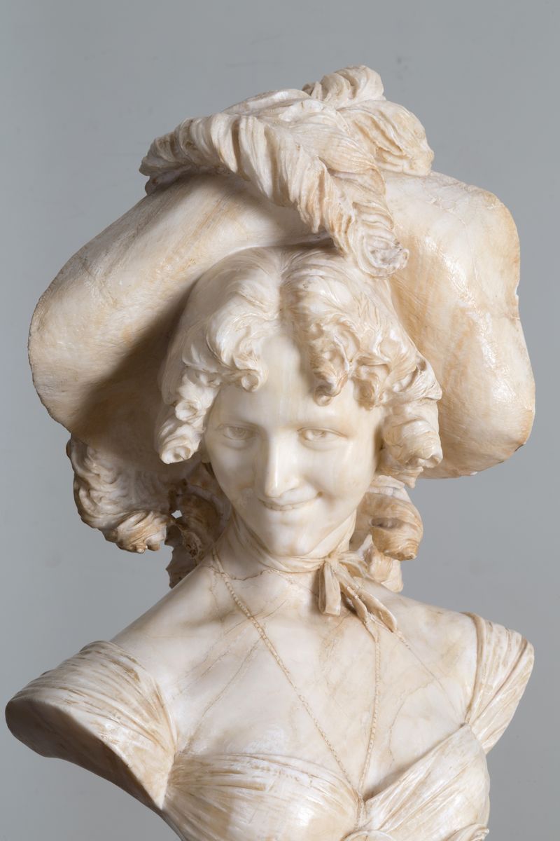 Emilio Faschi - Emilio Fiaschi (firenze, 1858-1941). Scultura in Alabastro