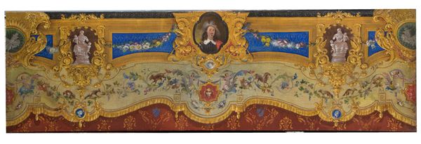 Painting ''TROMPE L'OEIL FESTOON''