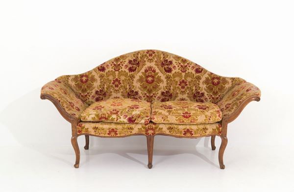 Fan-shaped sofa