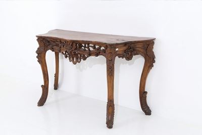 Consolle in Legno Intagliato
