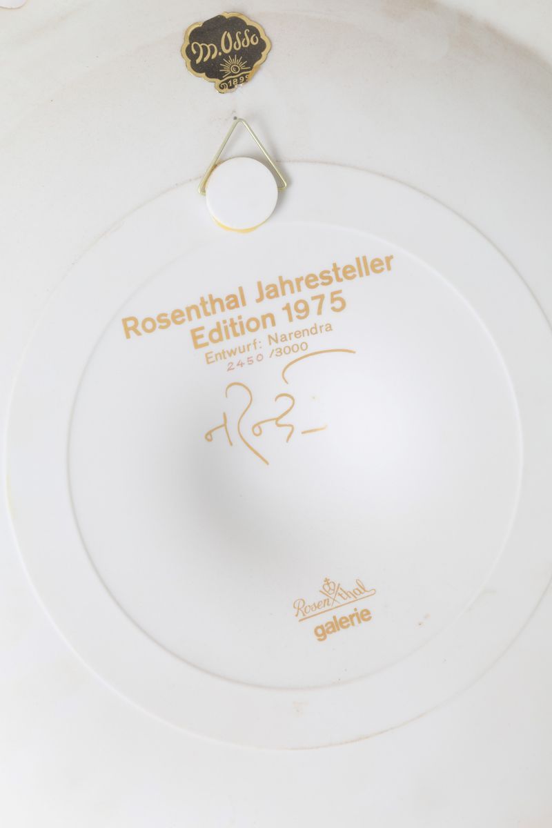 Piatto. ROSENTHAL JAHRESTELLER