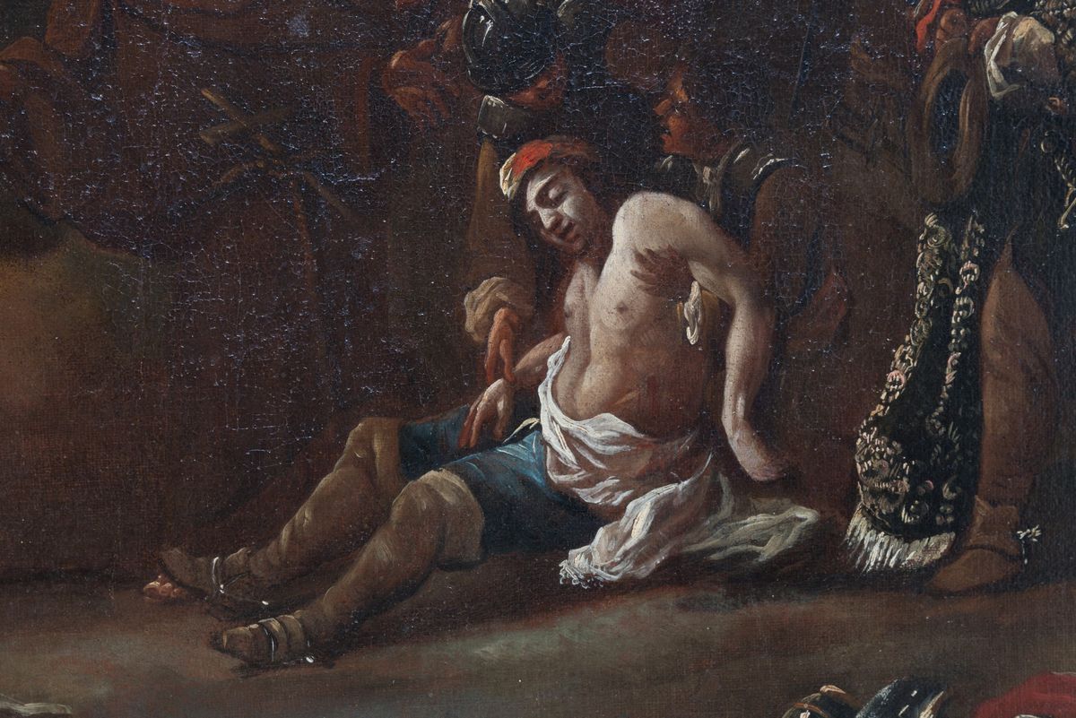 Johann Melchior Ross - Johann Melchior Roos (attr.) (francoforte, 1659-1731). Dipinto Olio su Tel...