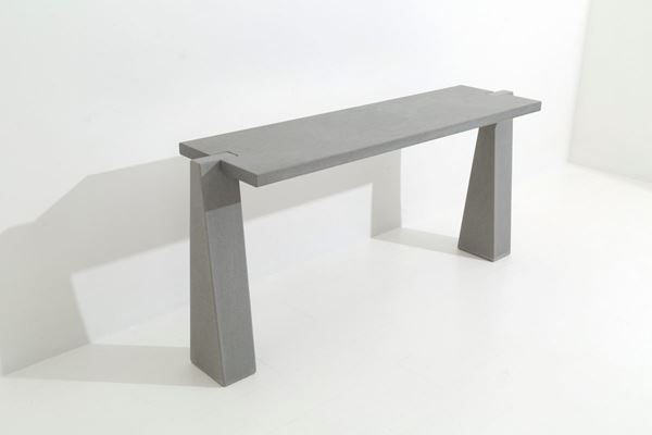 ANGELO MANGIAROTTI - Serena stone console for SKIPPER