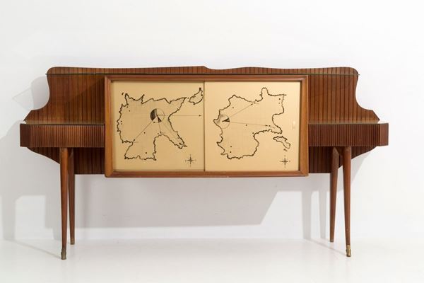 Wooden bar cabinet. DASSI production