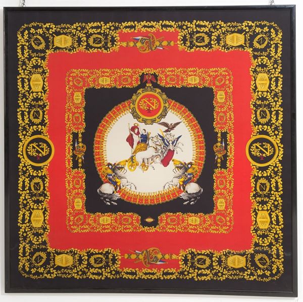 Pannello-foulard in seta. ATELIER VERSACE