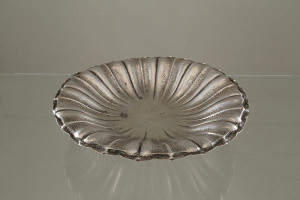 Alzatina in argento 800