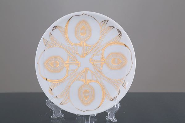 Ceramic plate. FORNASETTI production