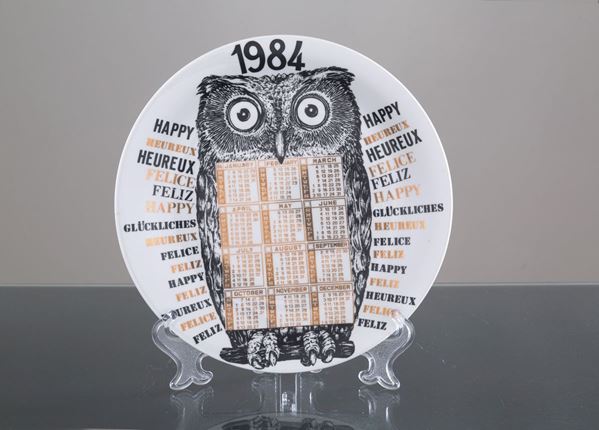 PIERO FORNASETTI - Porcelain plate