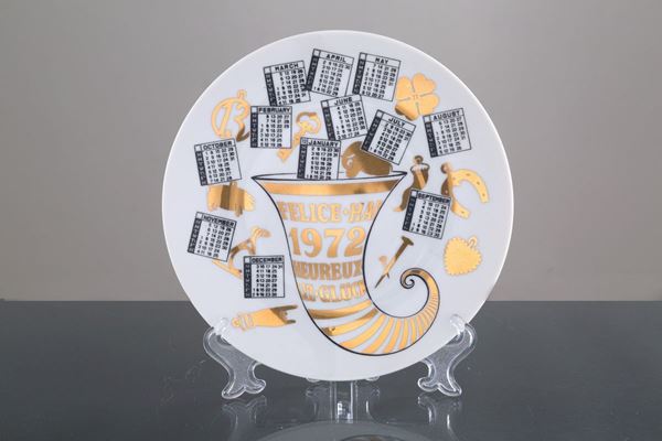 PIERO FORNASETTI - Porcelain plate