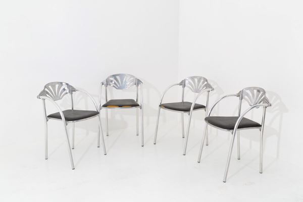 LISA BROS - Four Alisea armchairs for STUDIO SIMONETTI