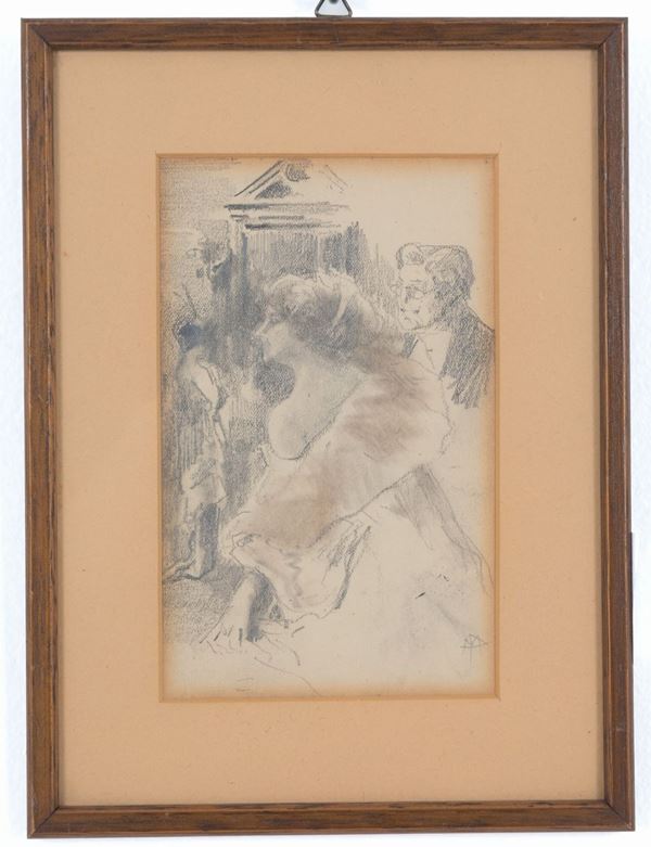 POMPEO MARIANI - Disegno a matita su carta