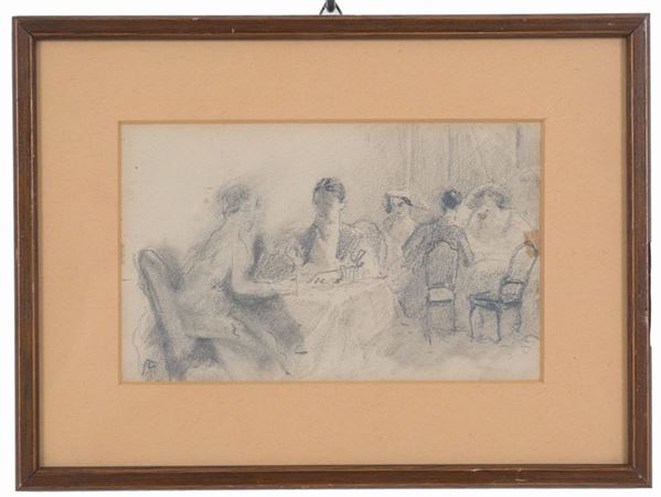 POMPEO MARIANI - Disegno a matita su carta