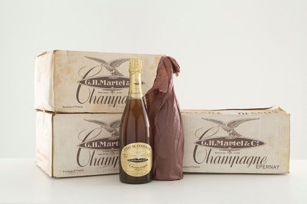 Champagne Epernay GH MARTEL & Co. CuvÅe du Centenaire 1973 (15 bt)....  - Asta MILANO DECOR - Asta di Antiquariato, Vini e Distillati - Viscontea Casa d'Aste