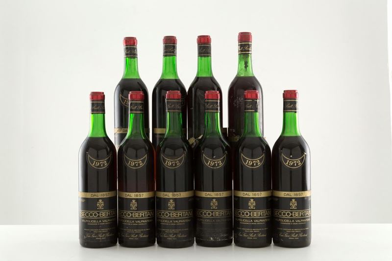 Secco-Bertani Valpolicella Valpantena 1972 (10 bt)....