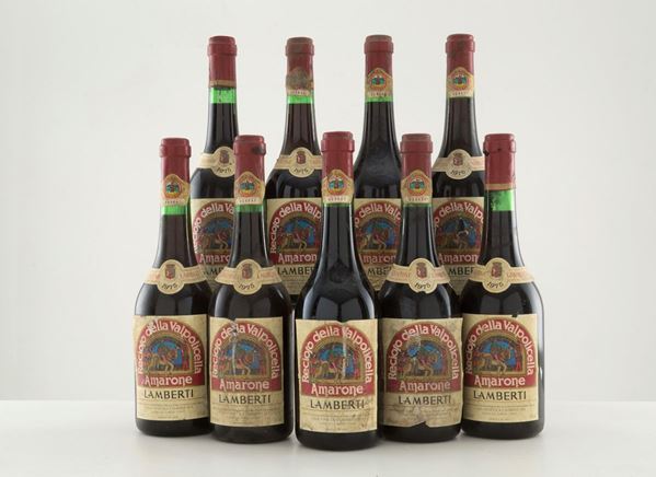 Amarone Recioto della Valpolicella Lamberti 1975 (9 bt)....