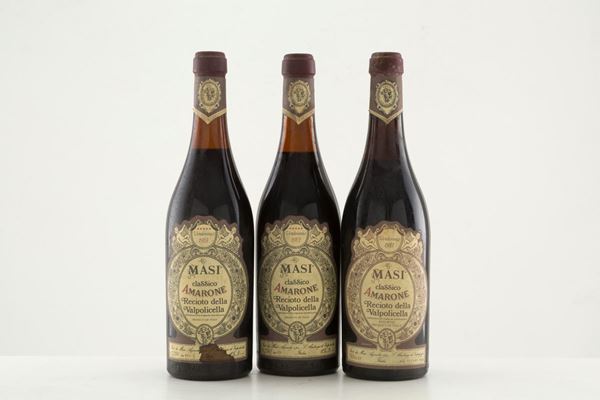 Amarone Classico Recioto della Valpolicella Masi (3 bt di cui 1 del 1981 e 2 de...
