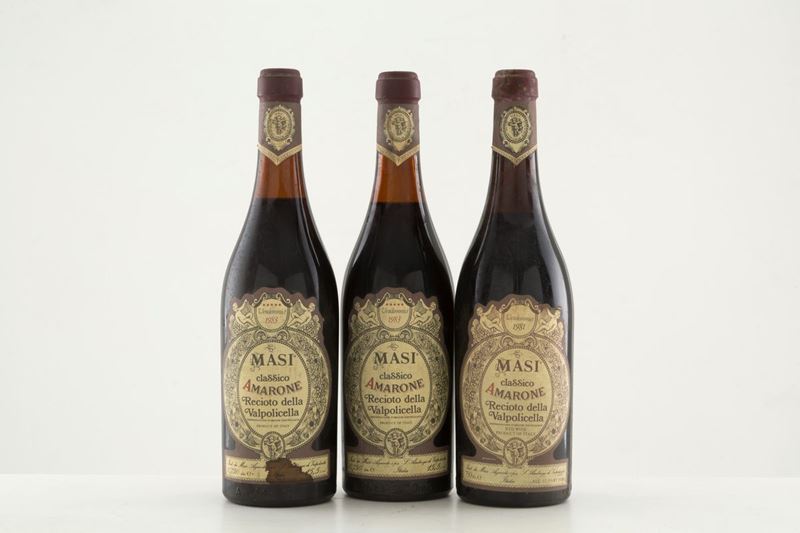 Amarone Classico Recioto della Valpolicella Masi (3 bt di cui 1 del 1981 e 2 de...