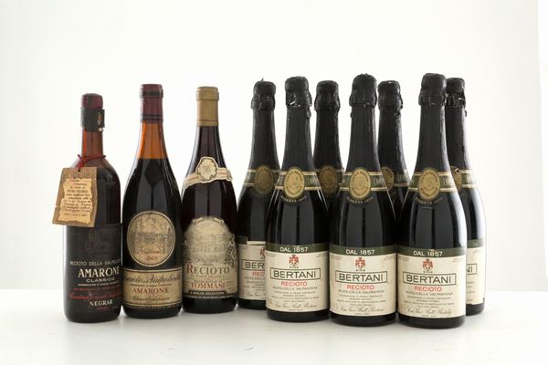 Selezione Recioto della Valpolicella (10 bt).
- Amarone Negrar 1968 (1 bt)
- ...