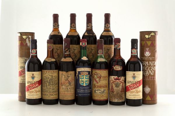 Selezione Toscana (11 bt). Due cofanetti originali.
- Chianti Spalletti Riserv...