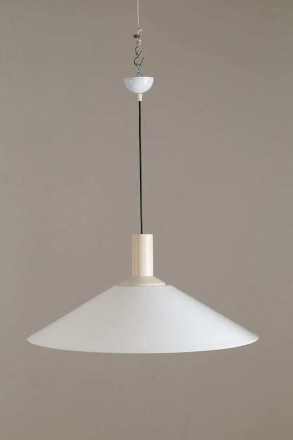 ELIO MARTINELLI - ELIO MARTINELLI (Lucca, 1921-2004) per MARTINELLI LUCE. Grande lampada a sospen...