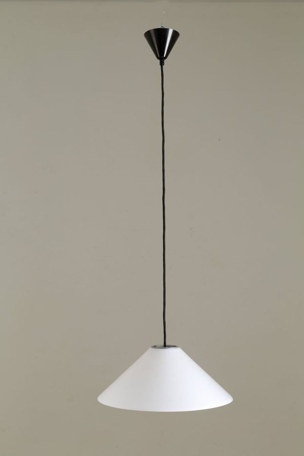 ENZO MARI - ENZO MARI (Cerano, 1932 - Milano, 2020) per ARTEMIDE. Lampadario in plexiglass,...