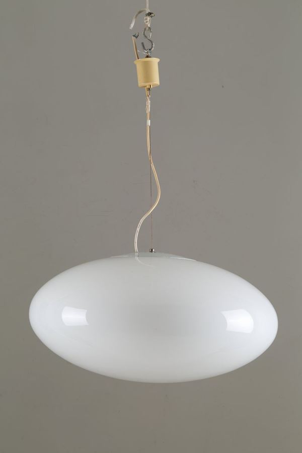 Lampadario in vetro. Produzione STILNOVO. Anni '50....