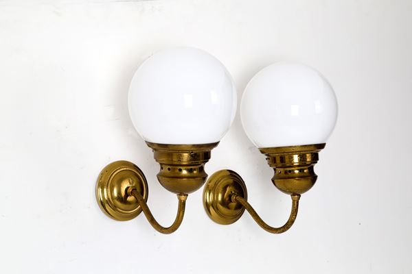 LUIGI CACCIA DOMINIONI - Pair of wall lamps for AZUCENA