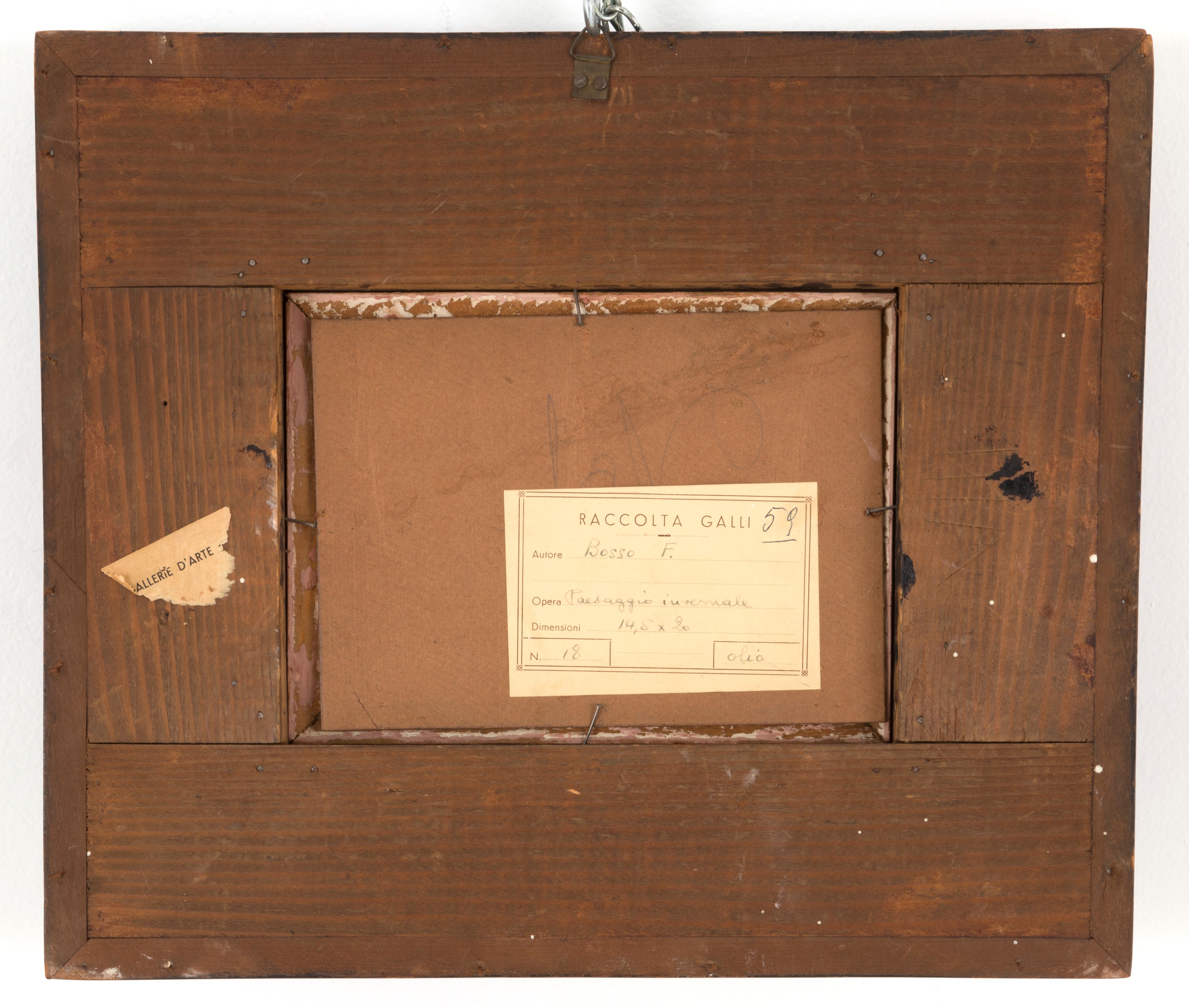 Coppia di dipinti ''PAESAGGI INNEVATI''