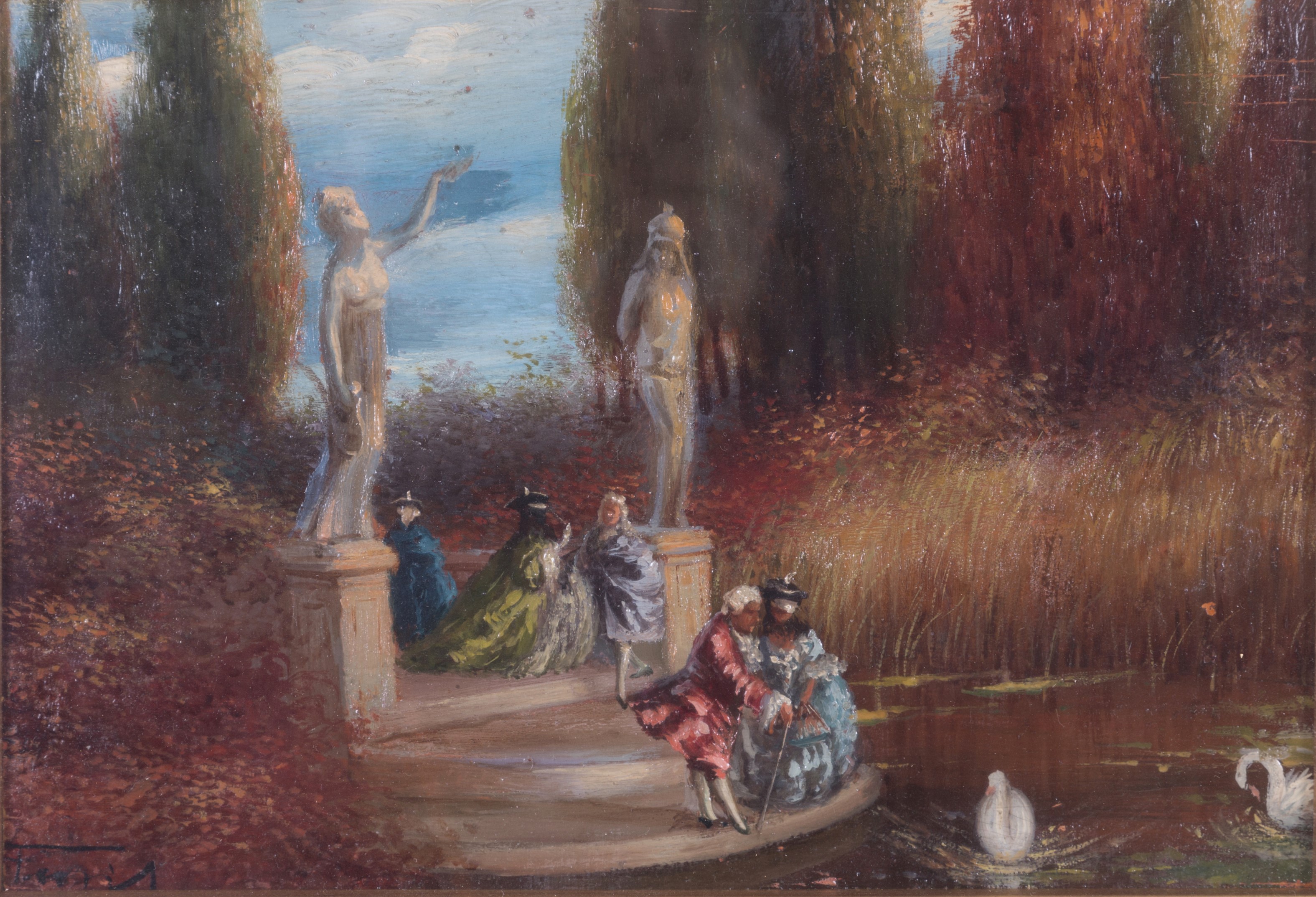 Dipinto Olio su Tavoletta