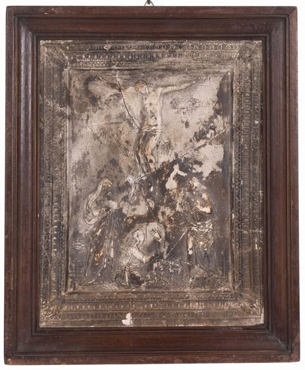 High relief in plaster