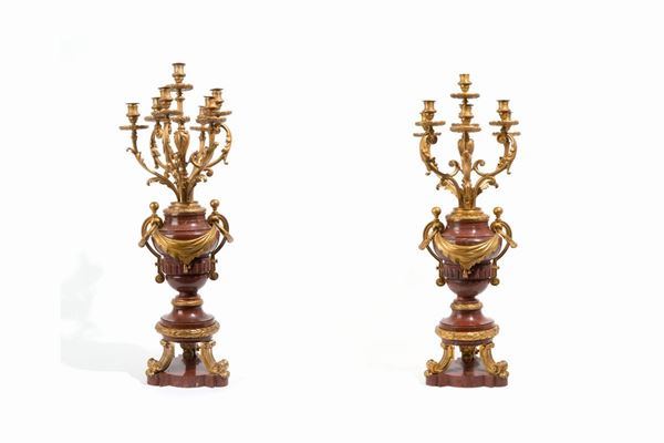 Coppia di candelabri