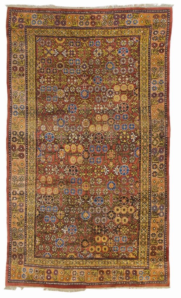 Tappeto Oasi di Khotan in lana.