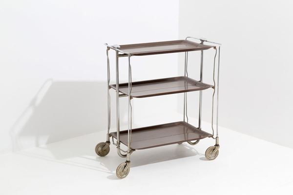 Carrello da servizio pieghevole