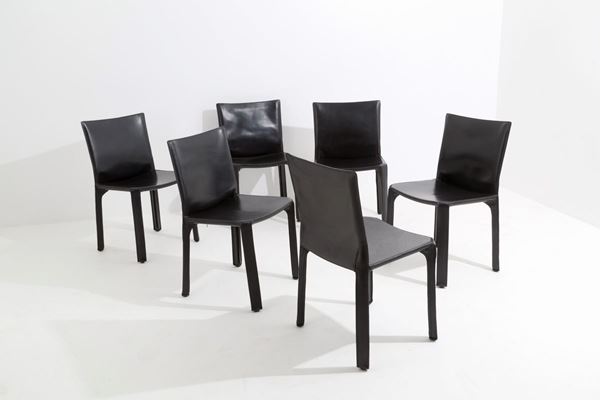Sei sedie. Produzione CASSINA
