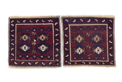 Bag Face Shirvan, Coppia di tappeti, fine XIX secolo