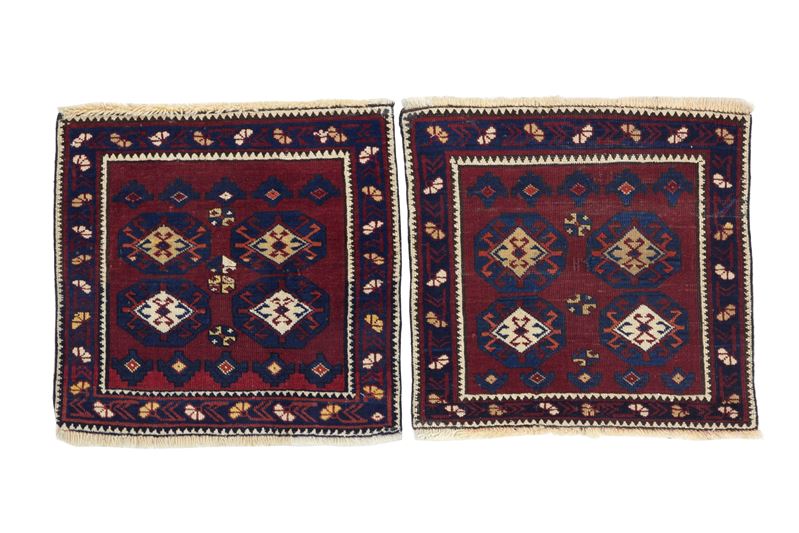 Bag Face Shirvan, Coppia di tappeti, fine XIX secolo