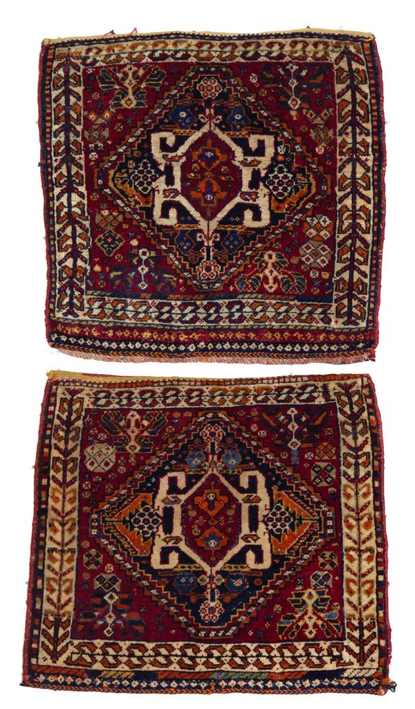 Coppia di Bag Face Qashqai in lana