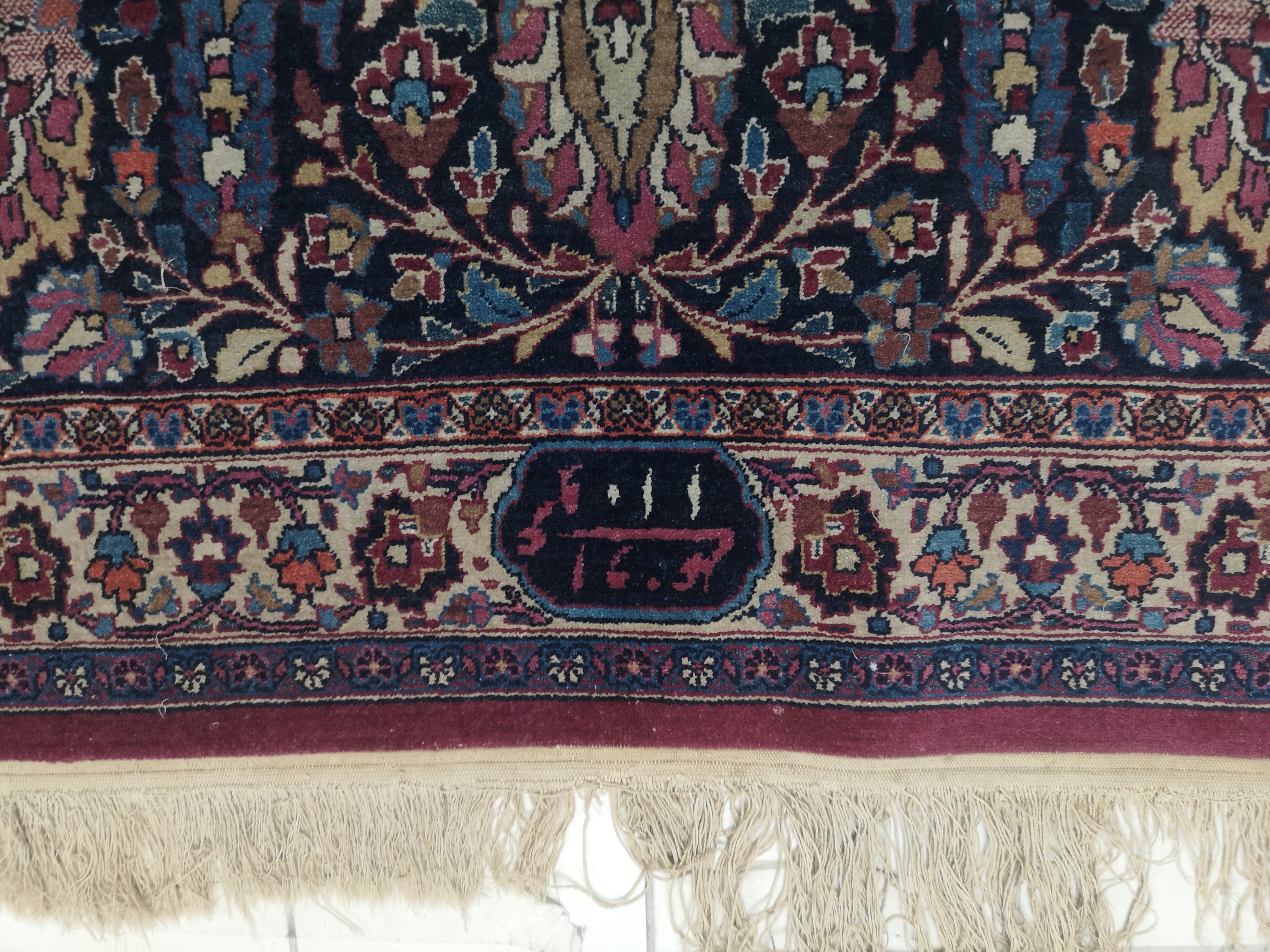 Maestro AMU OGLI, Tappeto Mud, Persia, in lana, 495x365 cm, Inizi XX secolo