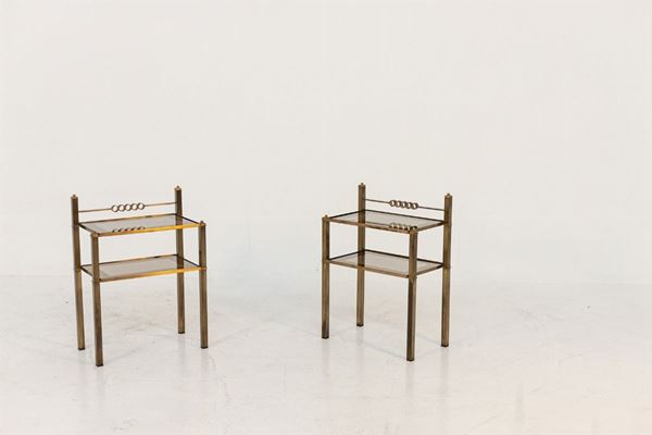 OSVALDO BORSANI - Pair of bedside tables