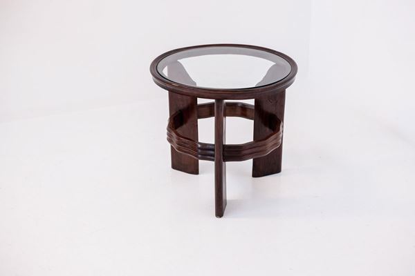 OSVALDO BORSANI - Walnut wood coffee table