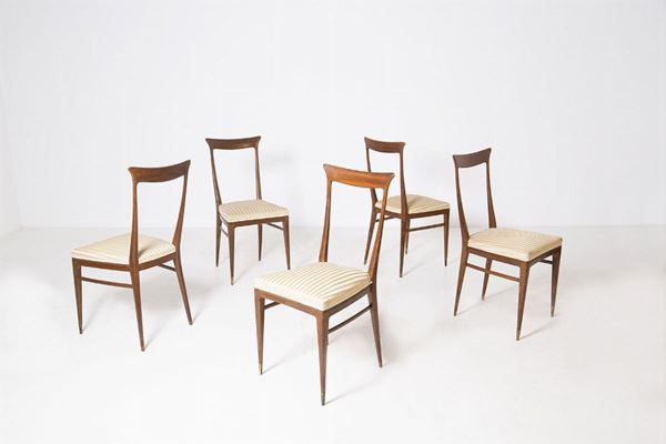 ICO PARISI - Five chairs