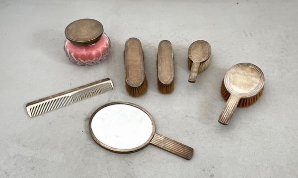 Set da toilette in argento