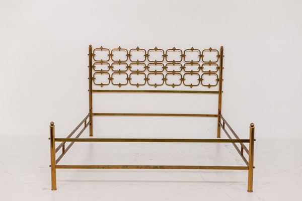 LUCIANO FRIGERIO - Letto matrimoniale in ottone
