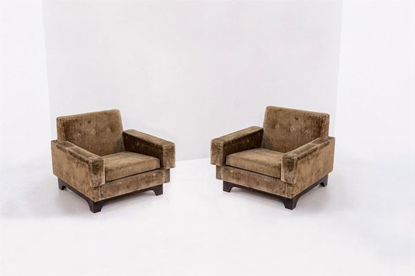 Pair of armchairs. SAPORITI ITALIA production