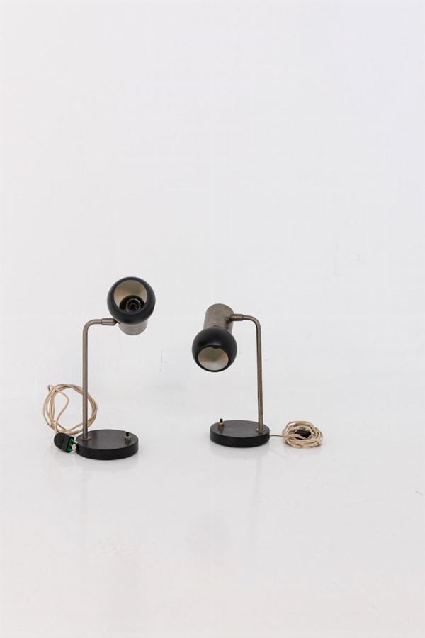 Pair of table lamps for FAAI ARREDO CREMONA
