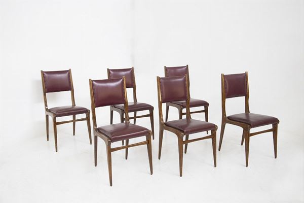 CARLO DE CARLI - Six chairs