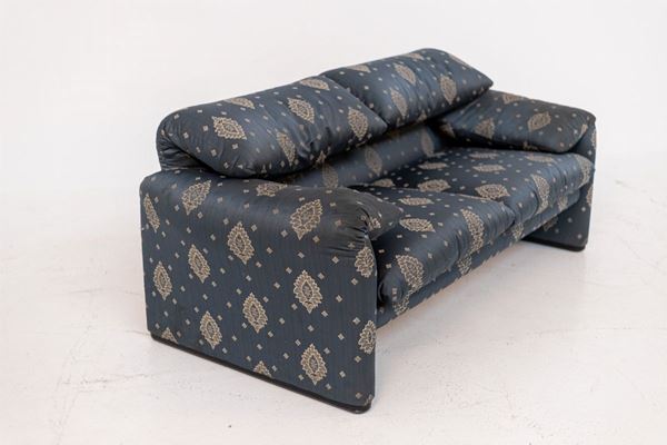 VICO MAGISTRETTI - Maralunga two-post sofa for CASSINA. 